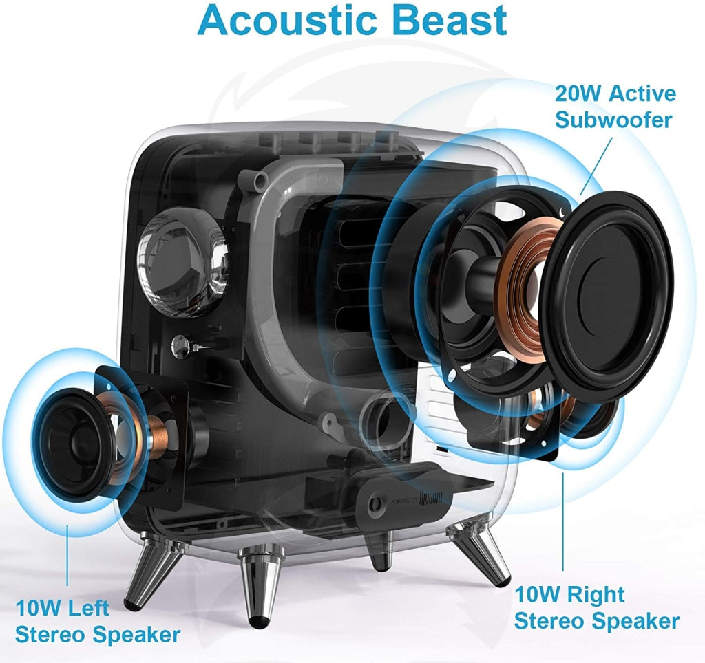 Divoom Tivoo Max - 2.1 Subwoofer Pixel Art Speaker - Red Divoom Tivoo Max - 2.1 Subwoofer Pixel Art Speaker - Red